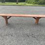 Traditional antique Irish painted Irish Forum Bench Image 3