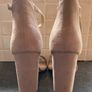 Size 7 New Nude/Beige Suede Heels by Boohoo Image 4