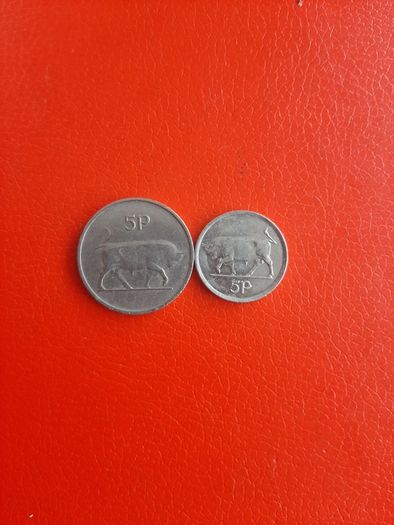 2 Irish 5p 1978/1998