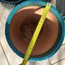 Set of 4 new ceramic glazed terracotta pots Image 6
