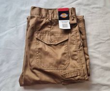 Dickies r hawk super trs khaki Size 34 regular zip fly 32" leg brand new