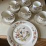 Arklow Pottery Ireland 21 Piece Teaset Bird of Paradise Image 9