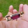 Vintage/Art Deco Style Avon Amethyst Glass Crystal Bracelet Image 9