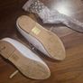 White flat communion kids shoes Image 2