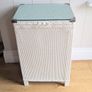 Antique Woven Laundry Basket or Bedside Locker Image 4