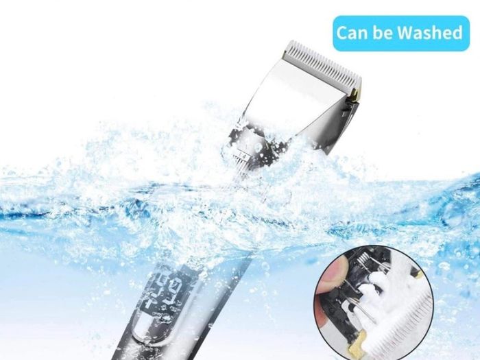 Hair Clippers, Professional Hair Trimmer Cordless Clippers Beard Shaver Electric Haircut Kit IPX7 Waterproof USB Rechargeable LED Display Beard Trimmer for Men and Family Use (FREE POSTAGE)