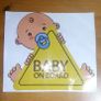 Car Decal.  Baby on Board. Boy Image 4