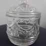 Vintage - Pressed Glass - Lidded Jar Image 4