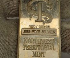 Northwest Territorial Mint Dayton NV 1oz .999 Fine Silver Bar 1 Troy Ounce