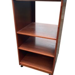 BookShelf /Dumb Waiter / Stereo Shelf - On Wheels