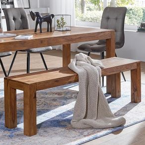 Dining Room Bench Solid Wood Sheesham Wood 160CM