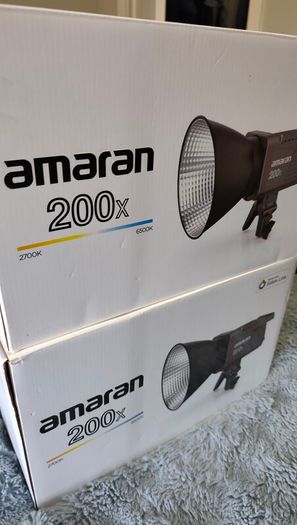 Two sets x Aputure Amaran 200x Videography Studio Lights