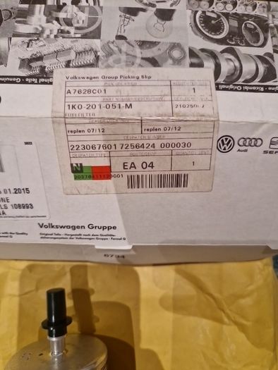 Volkswagen Audi gasoline fuel filter