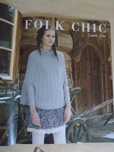 Folk Chic, Debbie Bliss knitting book, Knitting patterns, Craft supplies,Hobbies