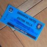 Drogheda United v Aston Villa Souvenir Ticket Tolka Park Dublin 1993 Image 2