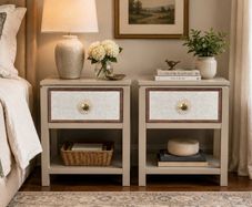 Pair of bedside tables
