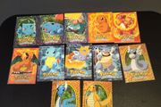 pokemon topps 1st movie die cut #1-12