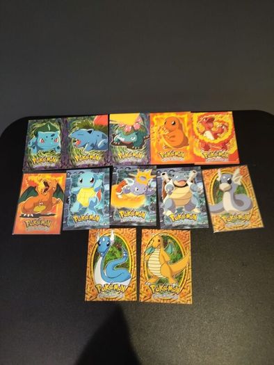 pokemon topps 1st movie die cut #1-12