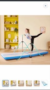 gymnastics mat and bar