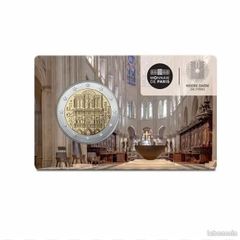 France 2 Euro Commemorative Coin 2025 - The Notre - Dame De Paris.Coincard. BU