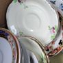 Boxes Of Vintage Saucers Image 4