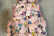 New Hooded body warmer pink size 12-24 months