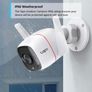 Tapo Outdoor Security Camera, Weatherproof, No Hub Required, Works with Alexa & Google Home, 3MP Ultra-High Definition, Automatic Siren, 2-way Audio, SD Storage Image 3
