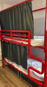 Bunk Bed with curtains