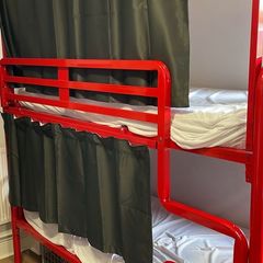 Bunk Bed with curtains