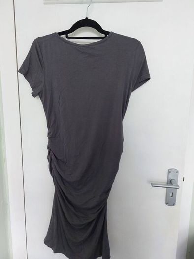 grey maternity dress