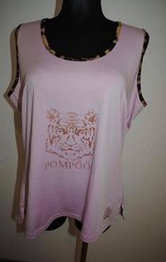 Genuine Princess POMPOOS design by HARALD GLOCKLER stunning tiger print top size UK18/20 EU46/48 Postage included