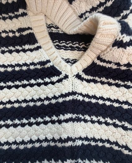 Boden stripy cotton vest size S