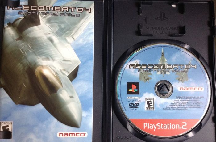 Ace Combat 04: Shattered Skies [2001] (Playstation 2 Game) USA REGION 1 NTSC-U/C