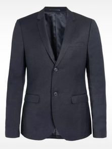 Men's navy coat from Topman 48