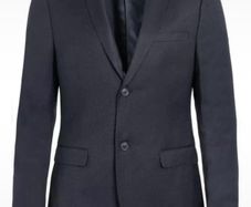 Men's navy coat from Topman 48