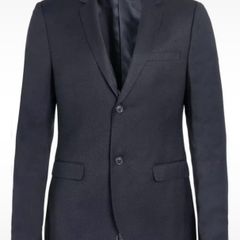 Men's navy coat from Topman 48