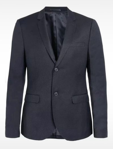 Men's navy coat from Topman 48