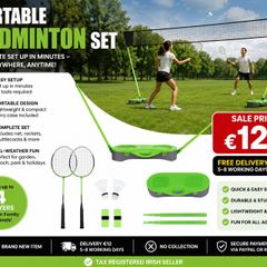 Badminton Net Set with Base