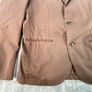 Lubiam Studio Mens 100% Cotton Blazer - Size EU 48 R - Brown - Single Breast Image 3