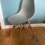 Chairs- modern molded plastic side chair with a minimalist Scandinavian-inspired design. Image 2