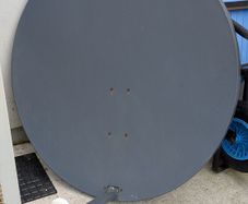 Triax satellite dish with LNB