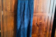 Stunning navy blue, lace fishtail dress