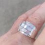 Stunning Mother Of Pearl Sterling Silver Ring Image 2