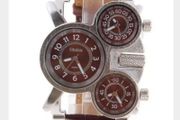 Men's Brown Leather Watch