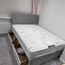 New Stylish Double 4ft, 4ft6, King 5ft And 6ft Superking Sizes Divan Beds Instock. Drawers And Optional Tufted Mattresses Available. Free Delivery Image 9