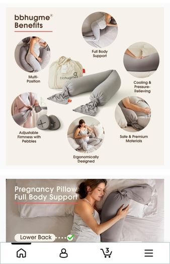 BBHUGme - Pregnancy pillow