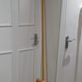 Rustic 2 m curtain pole wooden Image 2