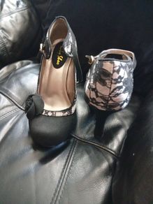 Black and cream ruby shoo