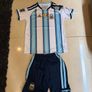 Argentina Home Football Kit Age 10-11 World Cup Jersey & Shorts BNWT Image 3