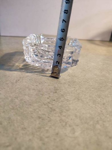 Waterford Crystal Irish Art Glass Ashtray  Dish Ireland Square Eight Pointed Star. No.41.